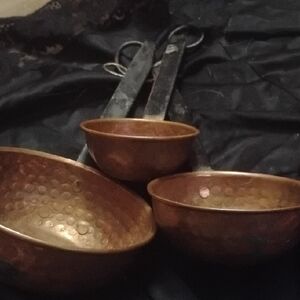 Elegant Brown Hammered Kitchen Tools